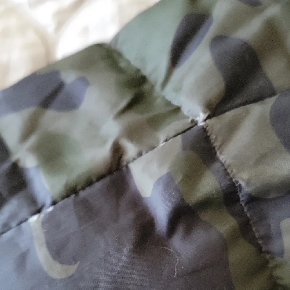 S13 Kids Camouflage Puffer Jacket- READ